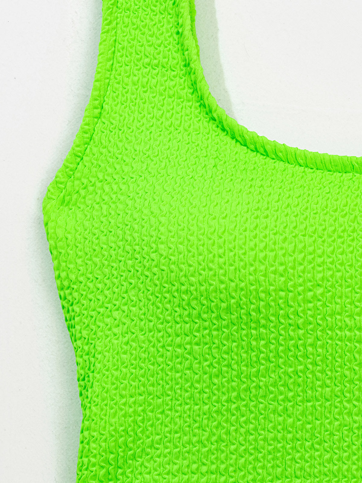 ELLA | Neon Badpak Dames – Trendy One-Piece Zwempak met Stretch Structuur
