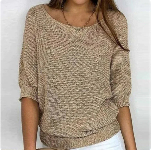 NORA | Stijlvolle Gebreide Damestrui – Comfort & Elegantie in Één