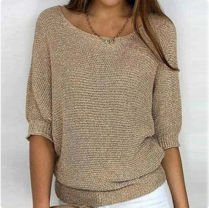 NORA | Stijlvolle Gebreide Damestrui – Comfort & Elegantie in Één