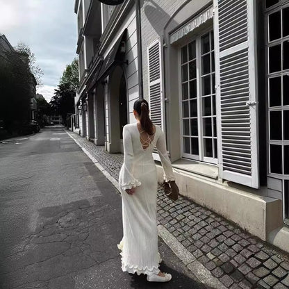 IVANKA | Elegante Gebreide Maxi Jurk – Chic & Comfortabel in 1 Look