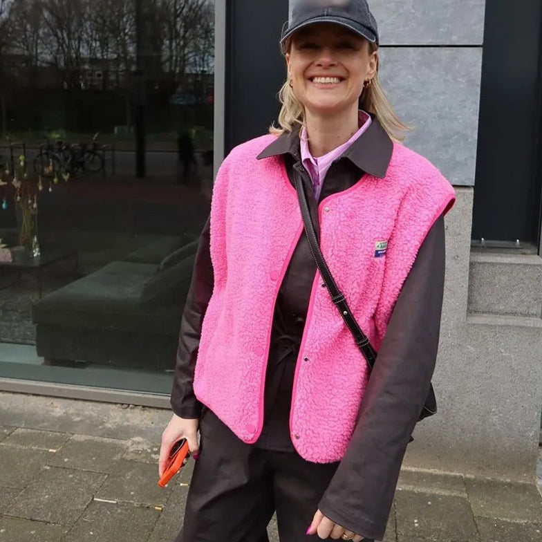 MERCEDES | Teddy Bodywarmer Dames – Fluffy Gilet voor de Wat Koudere Dagen