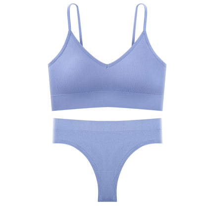 YOLANDA | Naadloze Lingerieset – Comfortabele Bralette & Slip