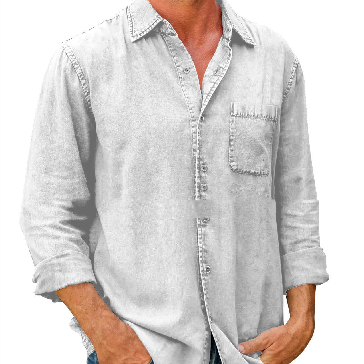 THOMAS | Casual Class met een Stoere Touch – Herenoverhemd