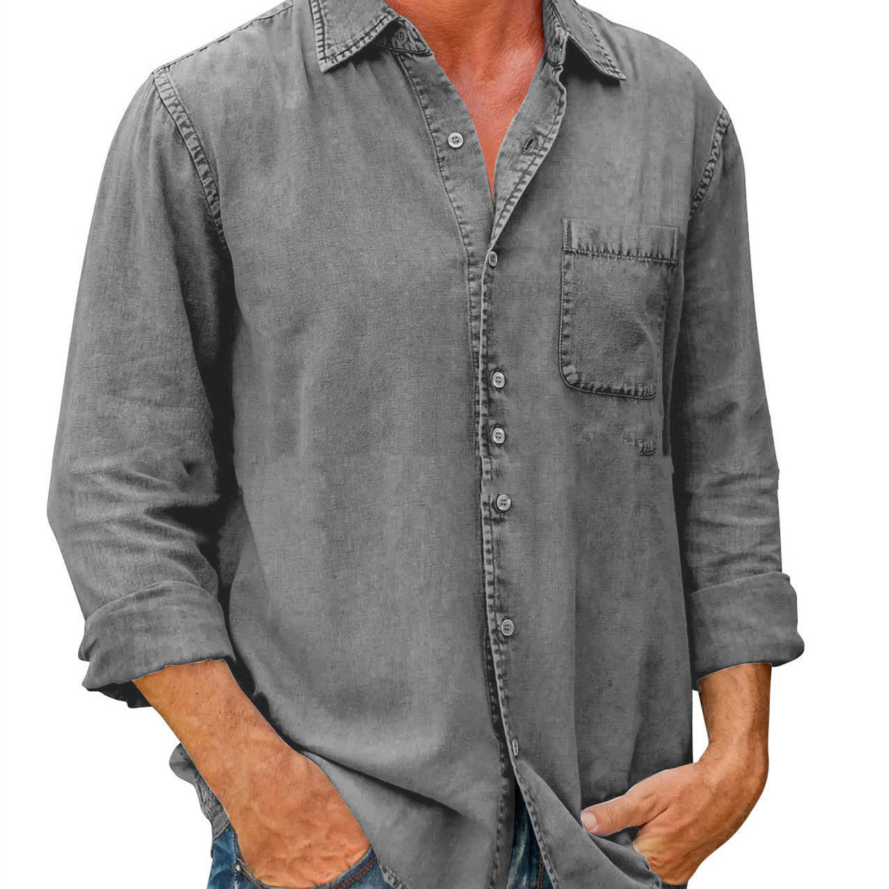 THOMAS | Casual Class met een Stoere Touch – Herenoverhemd