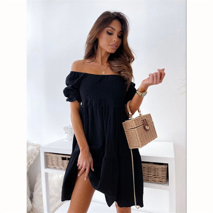 LIVI | Bohemian Summer Dress – Off-Shoulder Elegantie