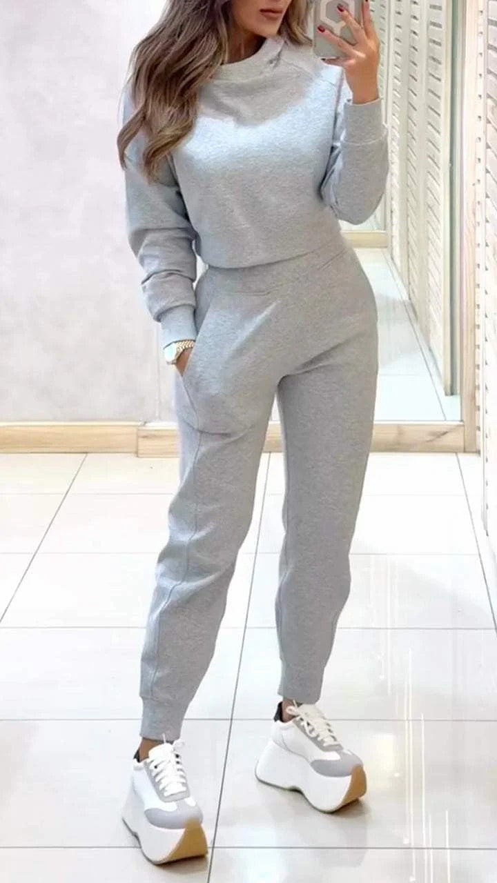 ESTELLE | Loungewear Set Dames – Cropped Sweater & Joggingbroek