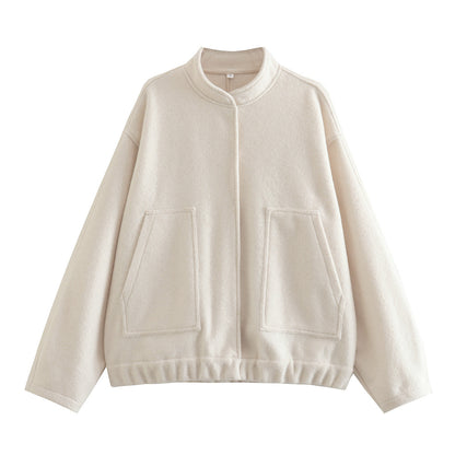 SOFIA | Oversized Damesjas – Trendy Bouclé Look voor Voorjaar & Winter