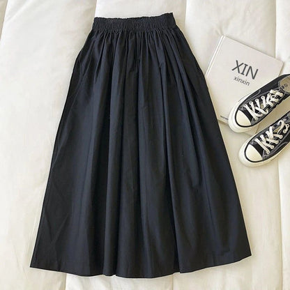 LISA | Minimalistische Midi-Rok – Tijdloze Elegant &amp; Heerlijk Comfortabel
