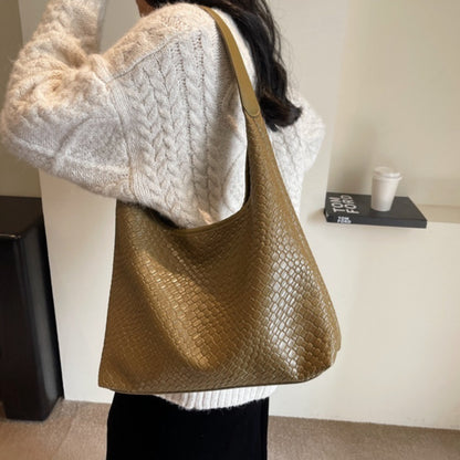 ARYA | Gevlochten Schoudertas – Minimalistische Handtas met Luxe Look