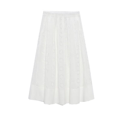 TAYLOR | Geborduurde Zomerset – Top & Rok Los Verkrijgbaar of als Set