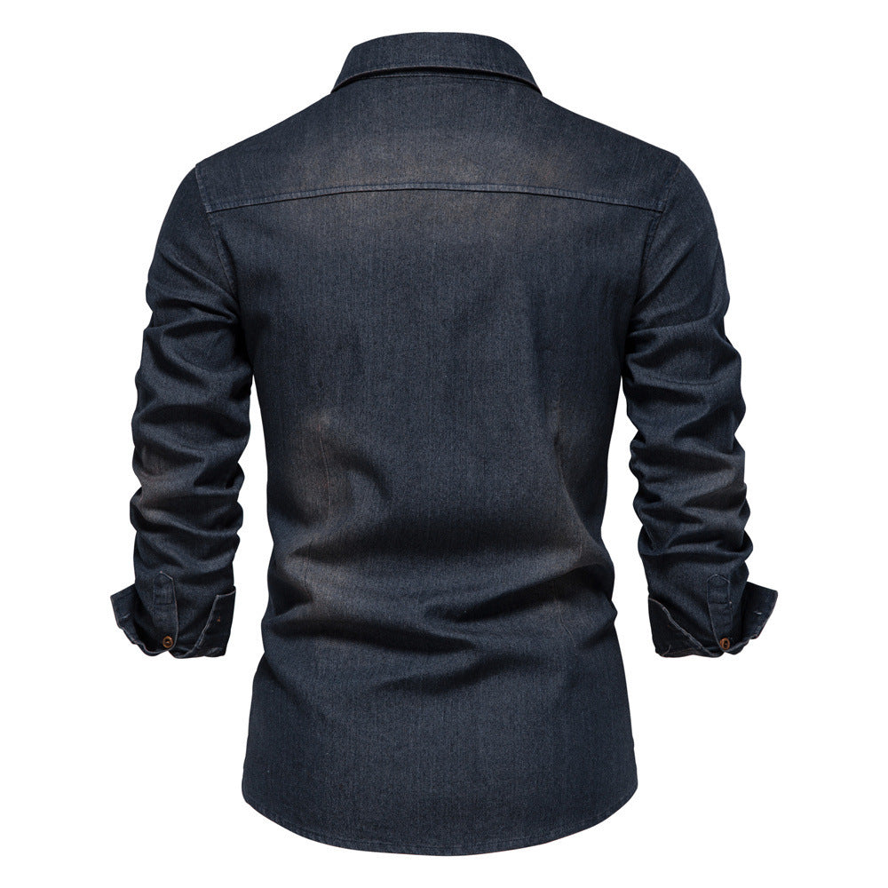 LUCAS | Tijdloos & Stoer – Denim Overhemd voor de Moderne Man
