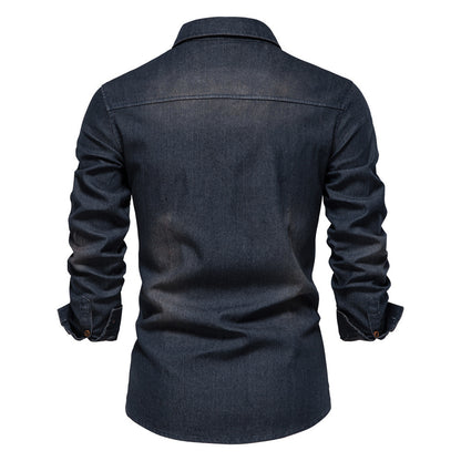 LUCAS | Tijdloos & Stoer – Denim Overhemd voor de Moderne Man