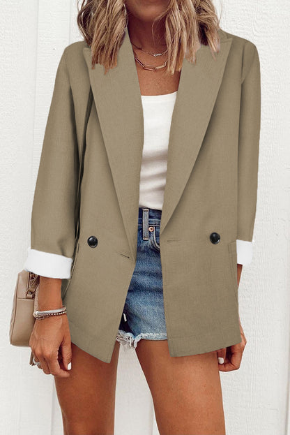 NICI BLAZER | Dames oversized blazer met Knoopdetail – in Meerdere Kleuren