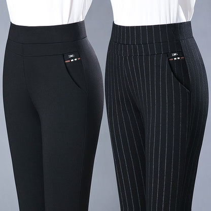 MONICA | Zwarte Stretch Damesbroek voor Elke Gelegenheid –  Slim & Stijlvol