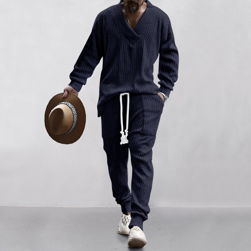 XAVI | Heren Gebreide Lounge Set – Comfort, Stijl & Streetproof in Eén