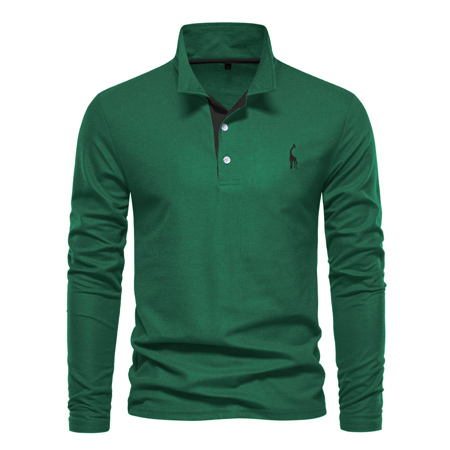 SEPPE | Heren Polo met Lange Mouwen – Katoenen Slim Fit