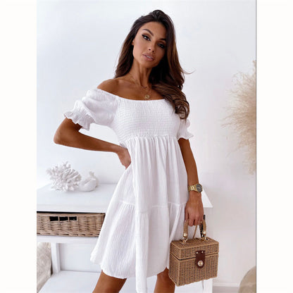 LIVI | Bohemian Summer Dress – Off-Shoulder Elegantie