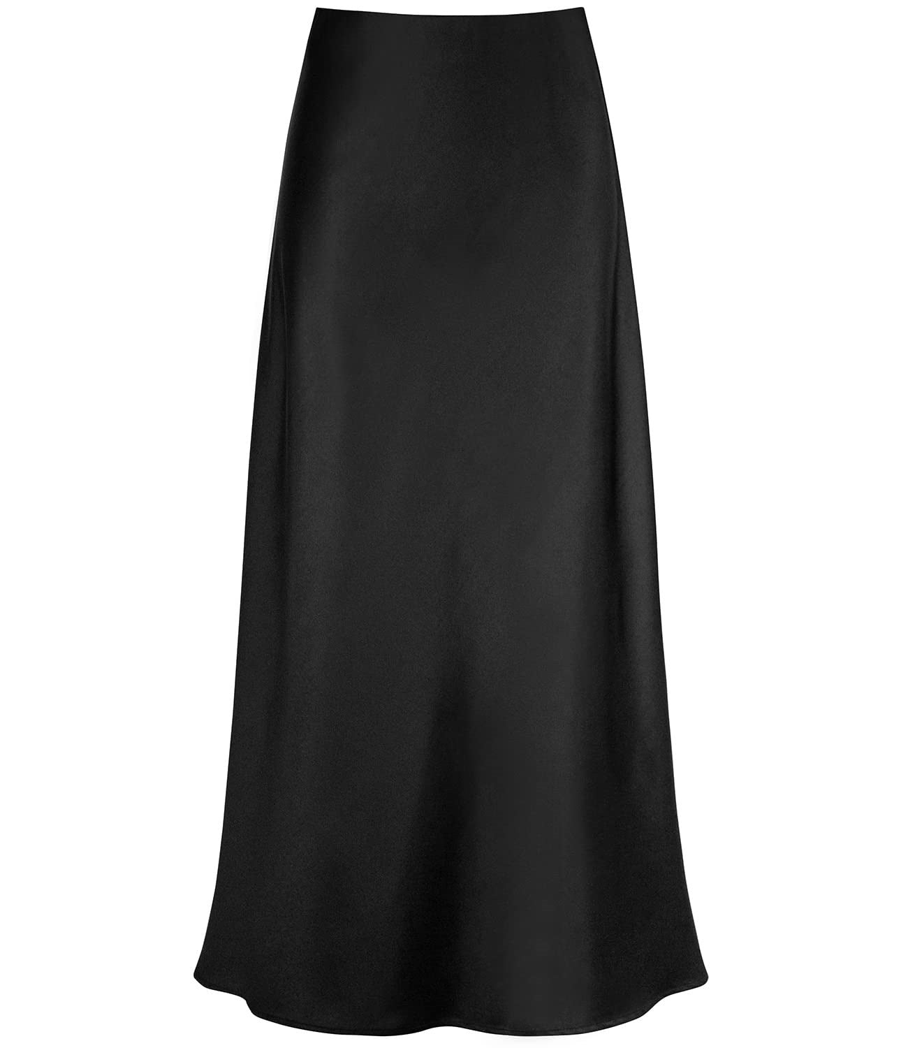 MARLEEN | Satijnen Maxi Rok – Elegante kleurige Rok met Glans & Flow
