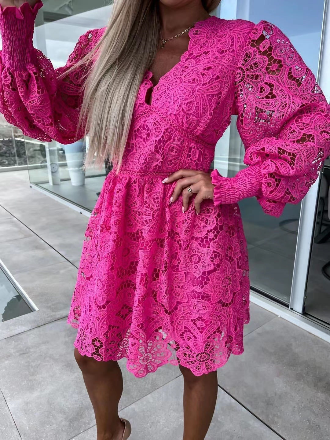 MIRABEL | Elegante Kanten Jurk – Romantische Zomerjurk Dames