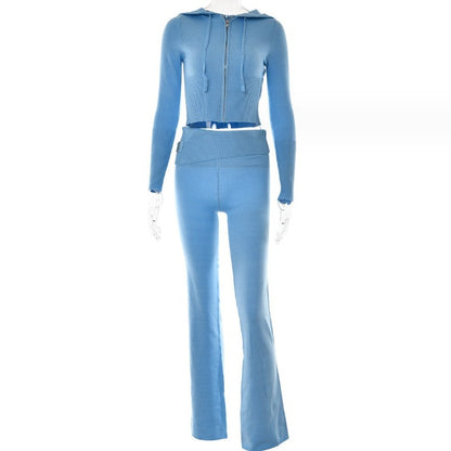 SIMONA | Gebreide Lounge Set Dames – Comfy Knit Two-Piece met Rits
