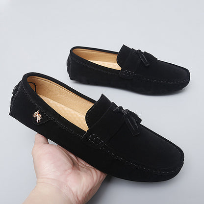 JOSHUA | Suède Loafers Heren – Casual Instappers met Kwastjes
