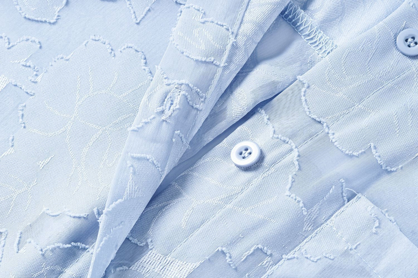AIMEE | Transparante Blouse met Camouflagepatroon – Elegante Lange Mouwen voor Dames