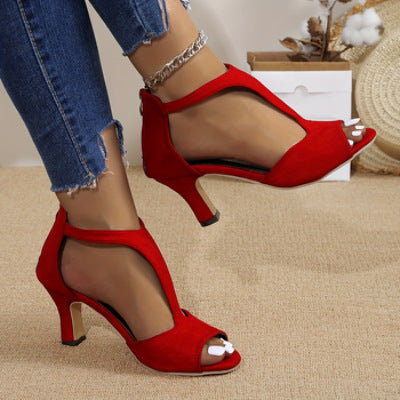 MARIELE | Open Cut-Out Hakken – Elegante Pumps met Uitsnijdingen