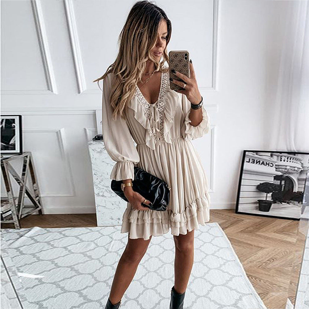 ANOUCK | Bohemian Chic Jurk – Elegant, Vrouwelijk & Perfect voor Elke Gelegenheid