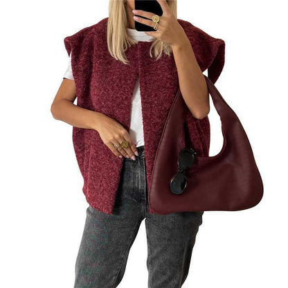 FAUSTINE | Zachte Damesgilet – Minimalistisch, Warm & Tijdloos