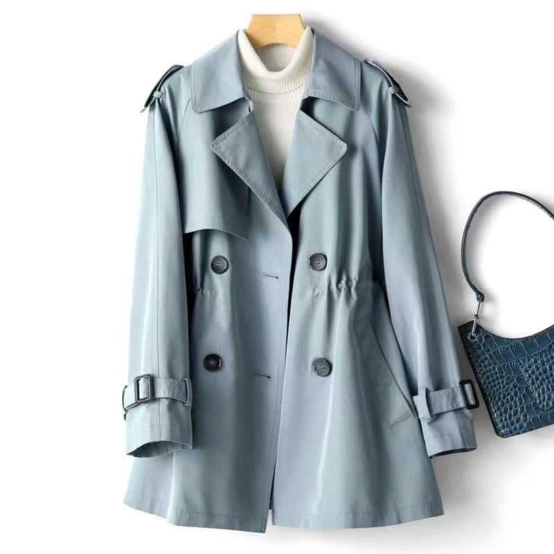 MARIEKE | Klassieke Korte Trenchcoat Dames – Waterafstotend & Tijdloos
