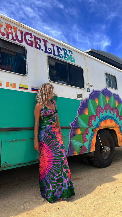 LICIA | Backless Tie-Dye Zomerjurk – Festival Vibes & Boho Look