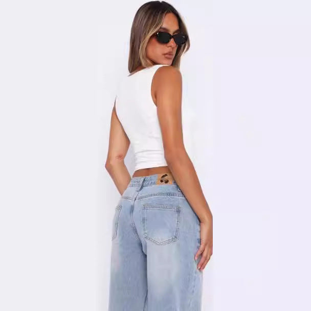 DINE | Lace Crop Top – Romantisch & Vrouwelijk met Kantdetails