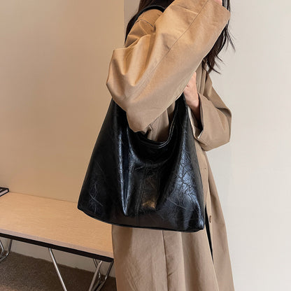 SIENNA | Schoudertas Dames – Minimalistisch Vegan Leer - Grote Shopper Bag