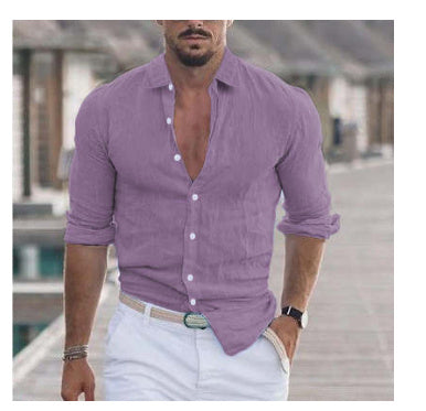 MATTHIEU | Linnen Longsleeve Shirt – Licht, Ademend & Stijlvol