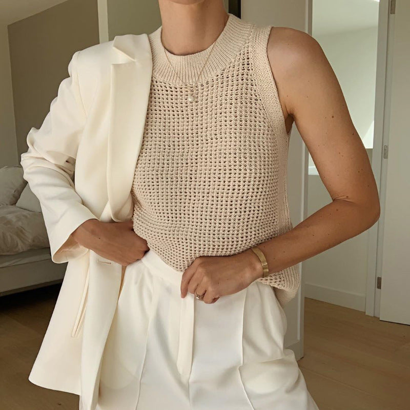FROUKJE | Luchtige Gebreide Tanktop - Zomer Top Dames