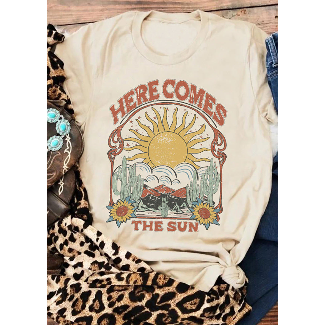 LAUREN | "Here Comes The Sun" T-shirt – Bring Sunshine Into Your Wardrobe!