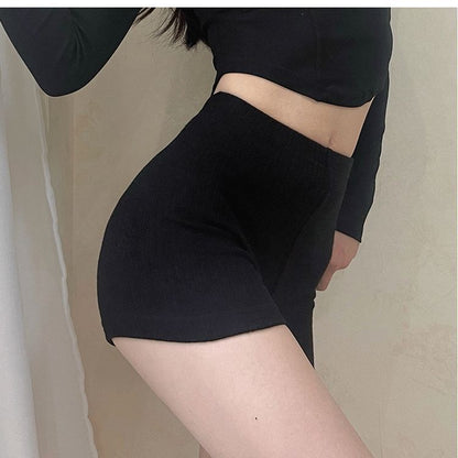 LOUISE | Luxe Ribgebreide Lounge Short – Comfortabel & Sexy in Één