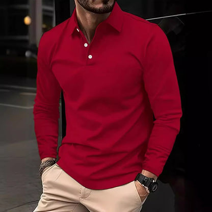 CODY | Heren Polo met Lange Mouwen – Slim Fit