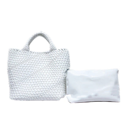 BEYZA | Gevlochten Shopper – Grote Tas met Binnenpouch Dames