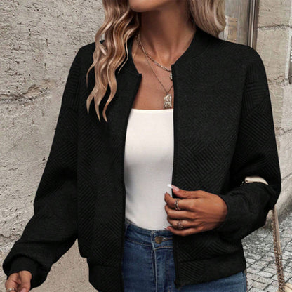 LIZETTE | Zachte Gebreide Bomberjas – Comfort & Stijl in één