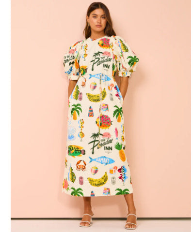KATJA  | Zomerse Luchtige Jurk voor Dames met print