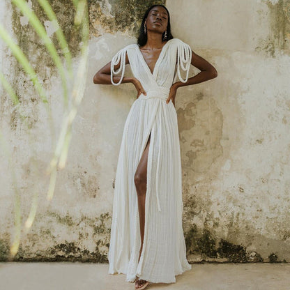 JASMINE | Bohemian Elegante Maxi Jurk – Vloeiend en Verfijnd Design