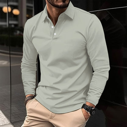CODY | Heren Polo met Lange Mouwen – Slim Fit