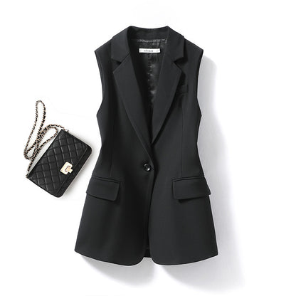 GITTY | Tailored Mouwloze Blazer – Elegante Layering Musthave