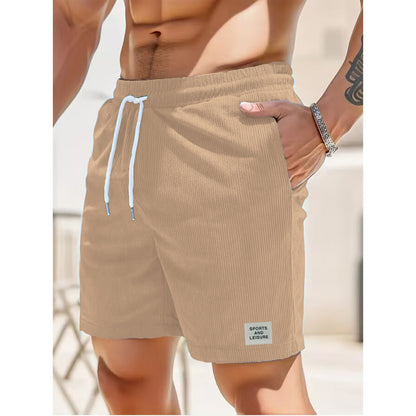 JIM | Zomerse Heren Korte Broek – Comfortabele Strandshort met Trekkoord