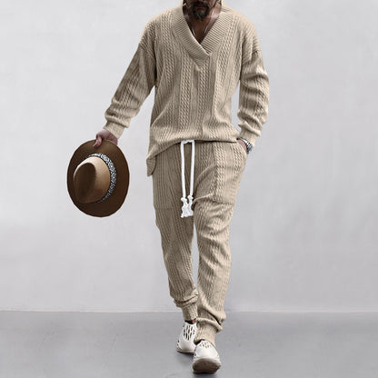 XAVI | Heren Gebreide Lounge Set – Comfort, Stijl & Streetproof in Eén