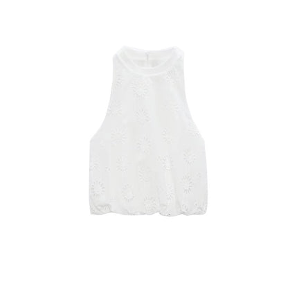 TAYLOR | Geborduurde Zomerset – Top & Rok Los Verkrijgbaar of als Set