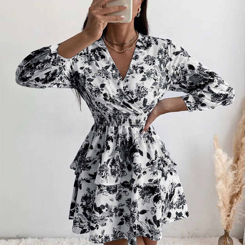 AMBRE | Zomerse Bloemenjurk met Print – Vrouwelijk, Fris & Vlot