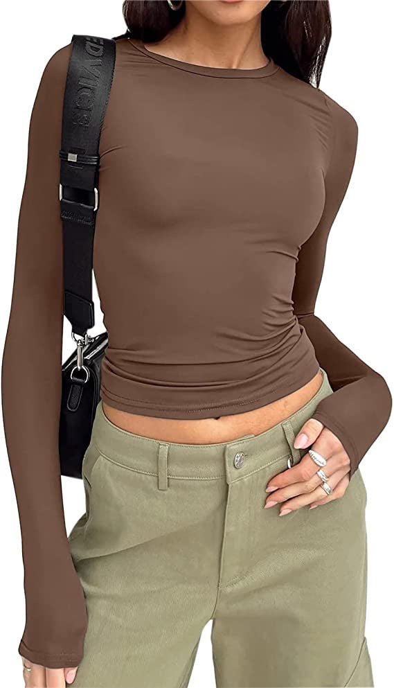 SIEN | Tijdloos T-shirt voor Dames – Lange mouwen en korte mouwen