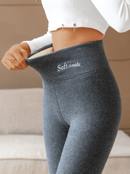 LENA | Gevoerde Thermo Legging Dames – Fleece Binnenvoering - Winterproof Comfort